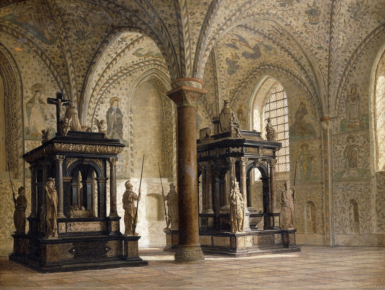 Roskilde Katedrali, Danimarka, 1874 by Heinrich Hansen