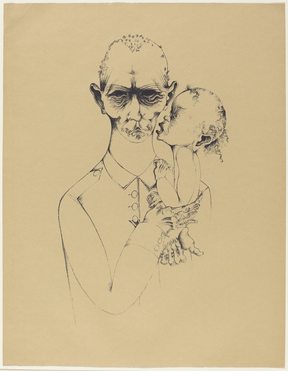 Der Vater (Baba) by Heinrich Hoerle