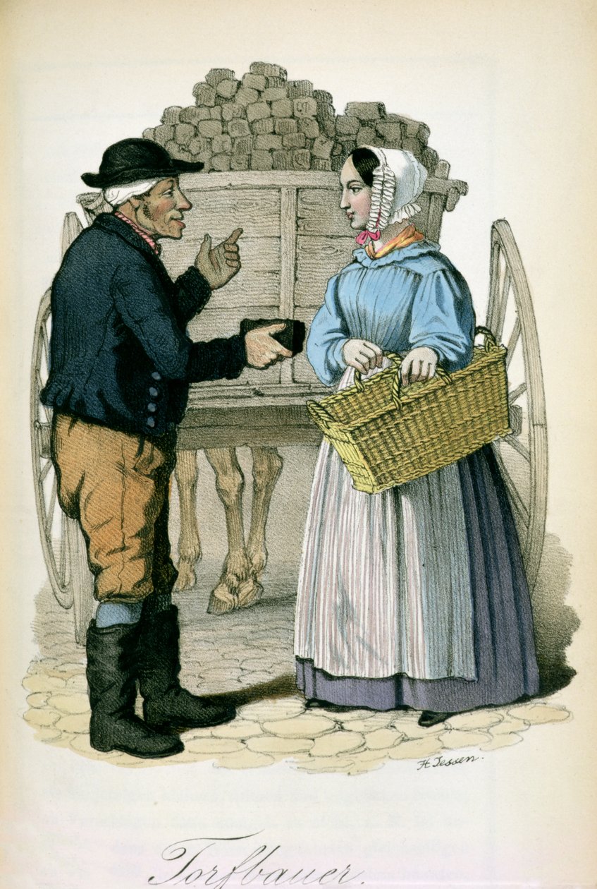 turba çiftçisi by Heinrich Jessen