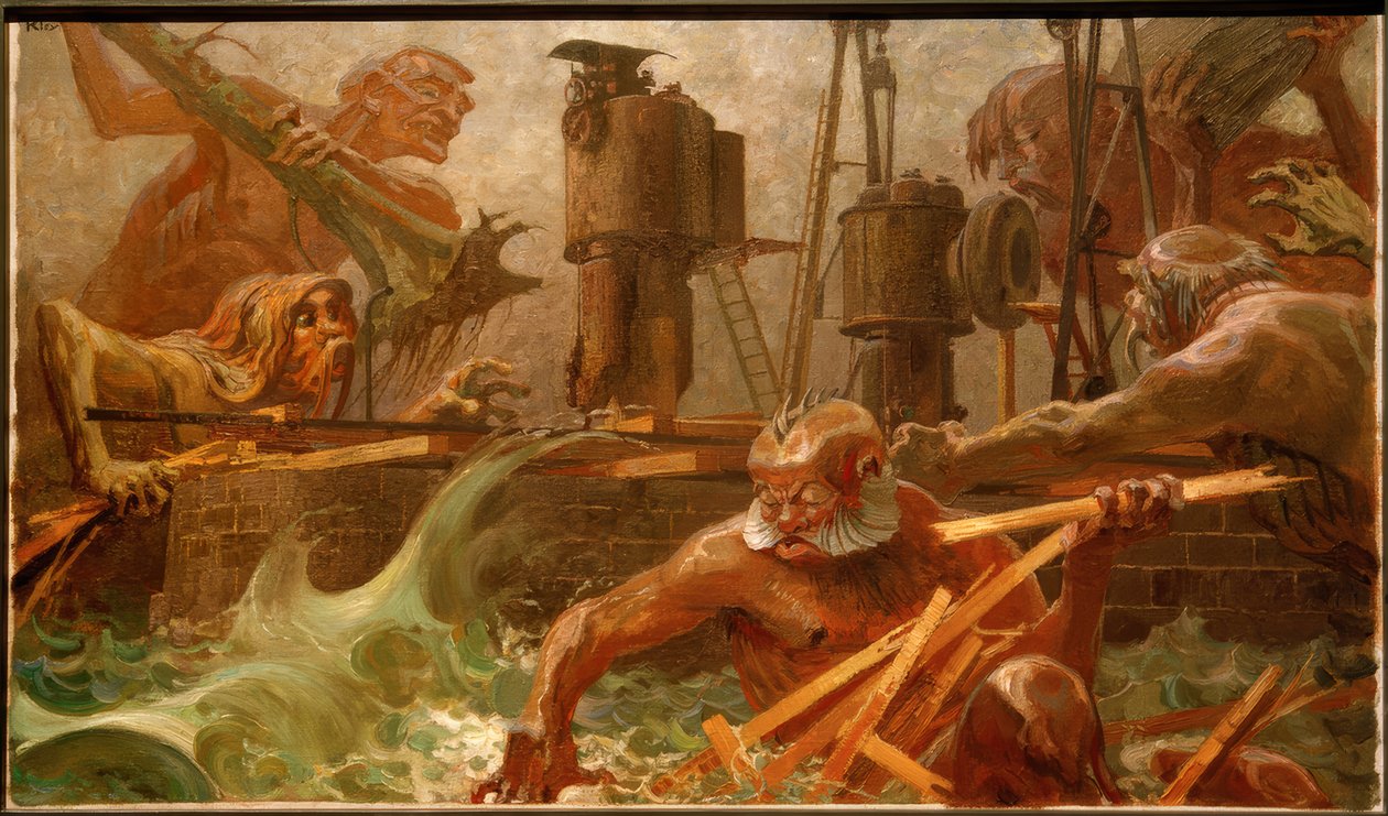 elementlerden nefret et by Heinrich Kley