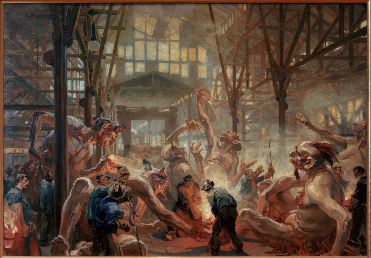Krupp şeytanları by Heinrich Kley
