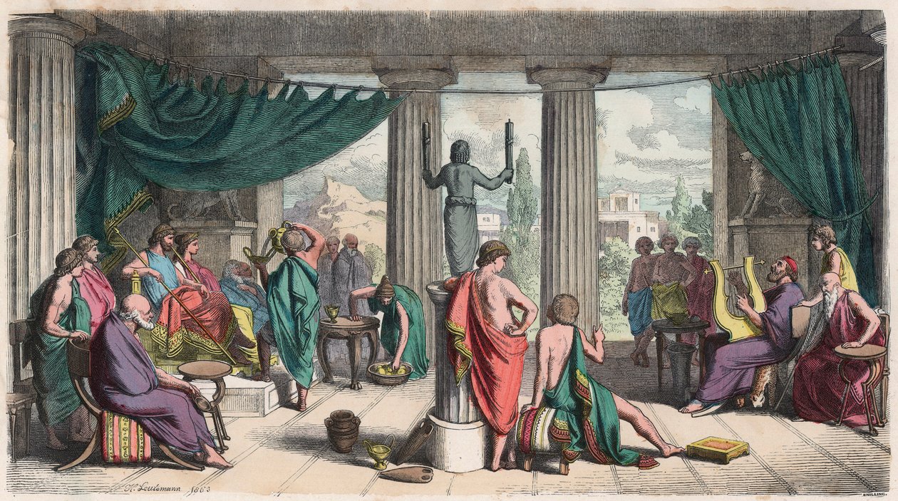 Antik Yunanistan: Krallar Hanedanı, Kraliyet Ailesi by Heinrich Leutemann