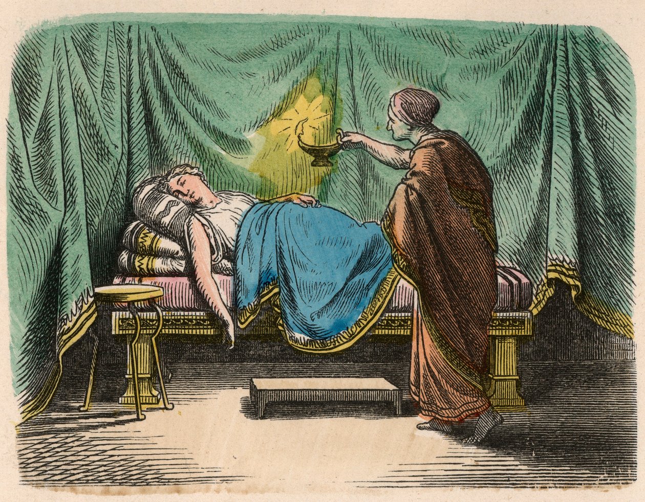 Cumhuriyetler Döneminde Yunanistan: Yatak by Heinrich Leutemann