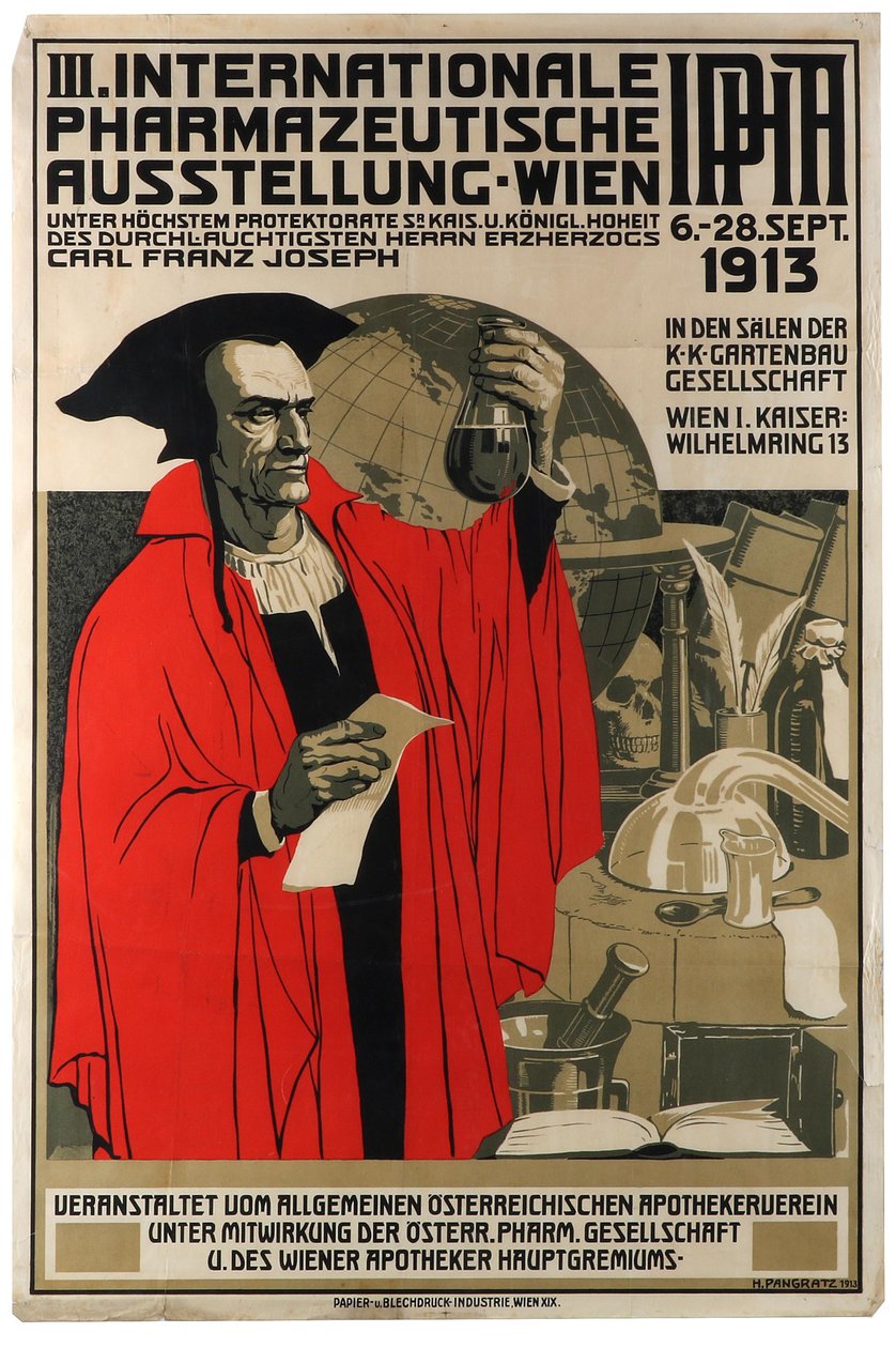 III Uluslararası Eczacılık Fuarı Viyana, 1913. by Heinrich Maria Pangratz