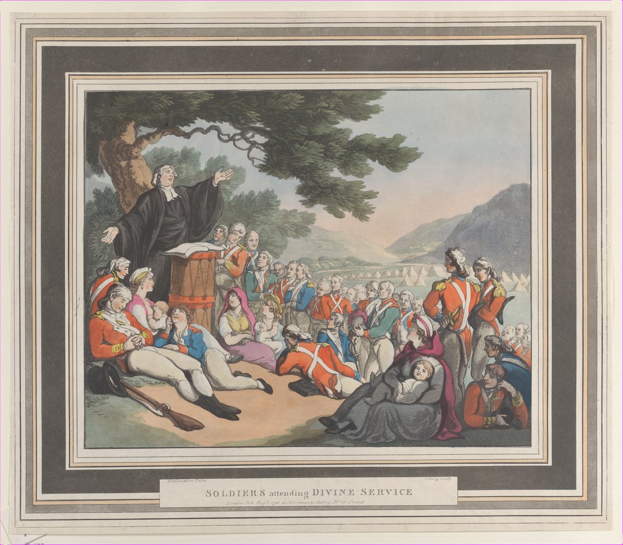 Kutsal Hizmete Katılan Askerler, 1 Ağustos 1798. by Heinrich Schutz