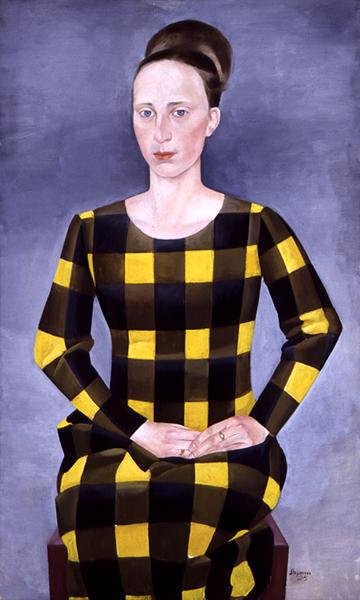 Ingeborg Stegeman, nee Krause, sanatçının karısı, 1925 by Heinrich Stegemann
