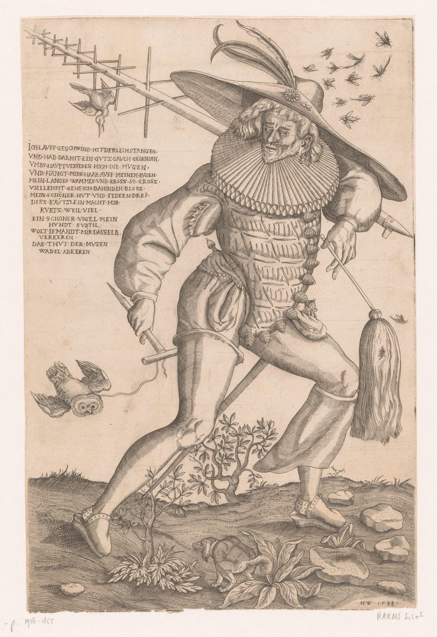 tutkal çubuğu koşucu by Heinrich Wirich (possibly)