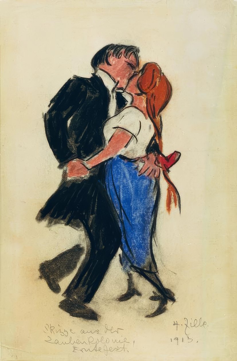 dans eden çift by Heinrich Zille