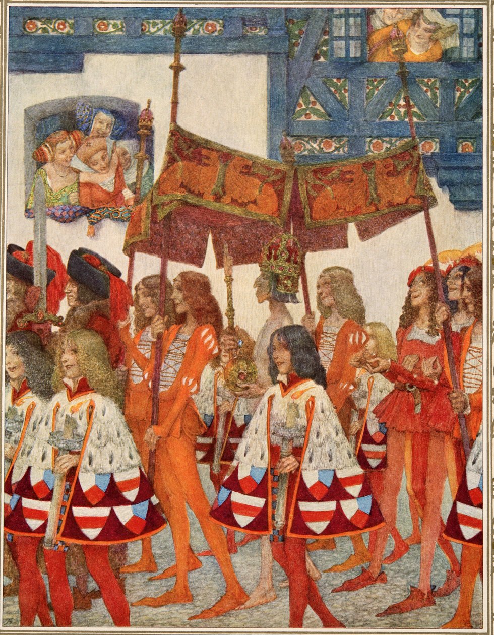 İmparatorun Masallardan Yeni Giysileri, Hans Christian Andersen, pub. 1911 by Heinrich and Urban Lefler