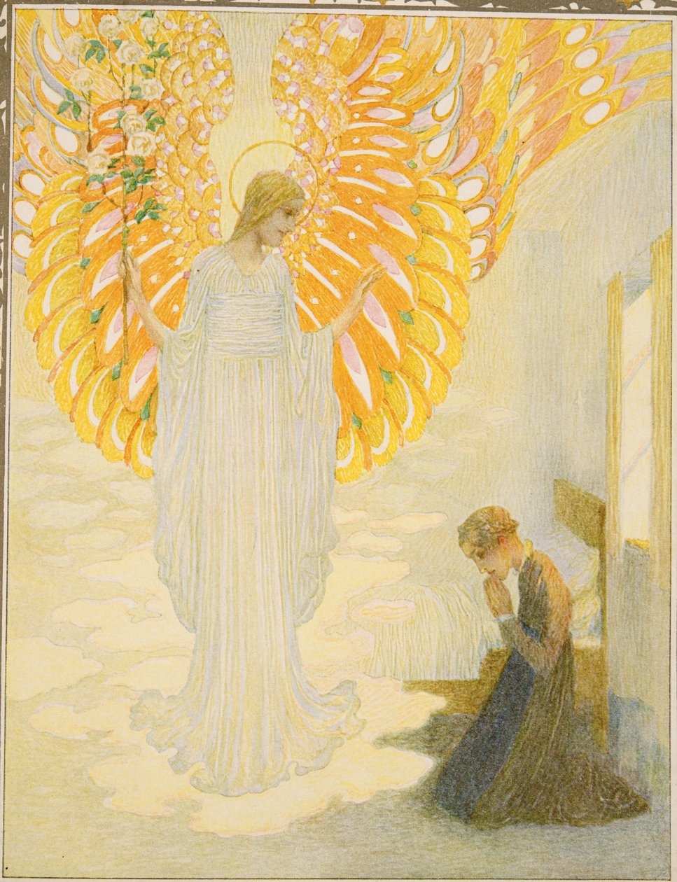 Hans Christian Andersen tarafından yazılan Masallardan Kırmızı Ayakkabılar, pub. 1911 by Heinrich and Urban Lefler
