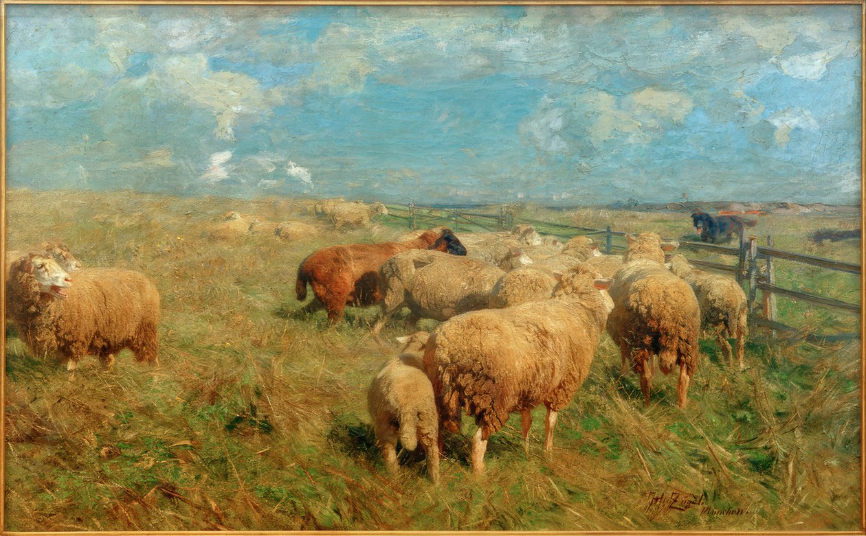 Beklentisiyle by Heinrich von Zügel
