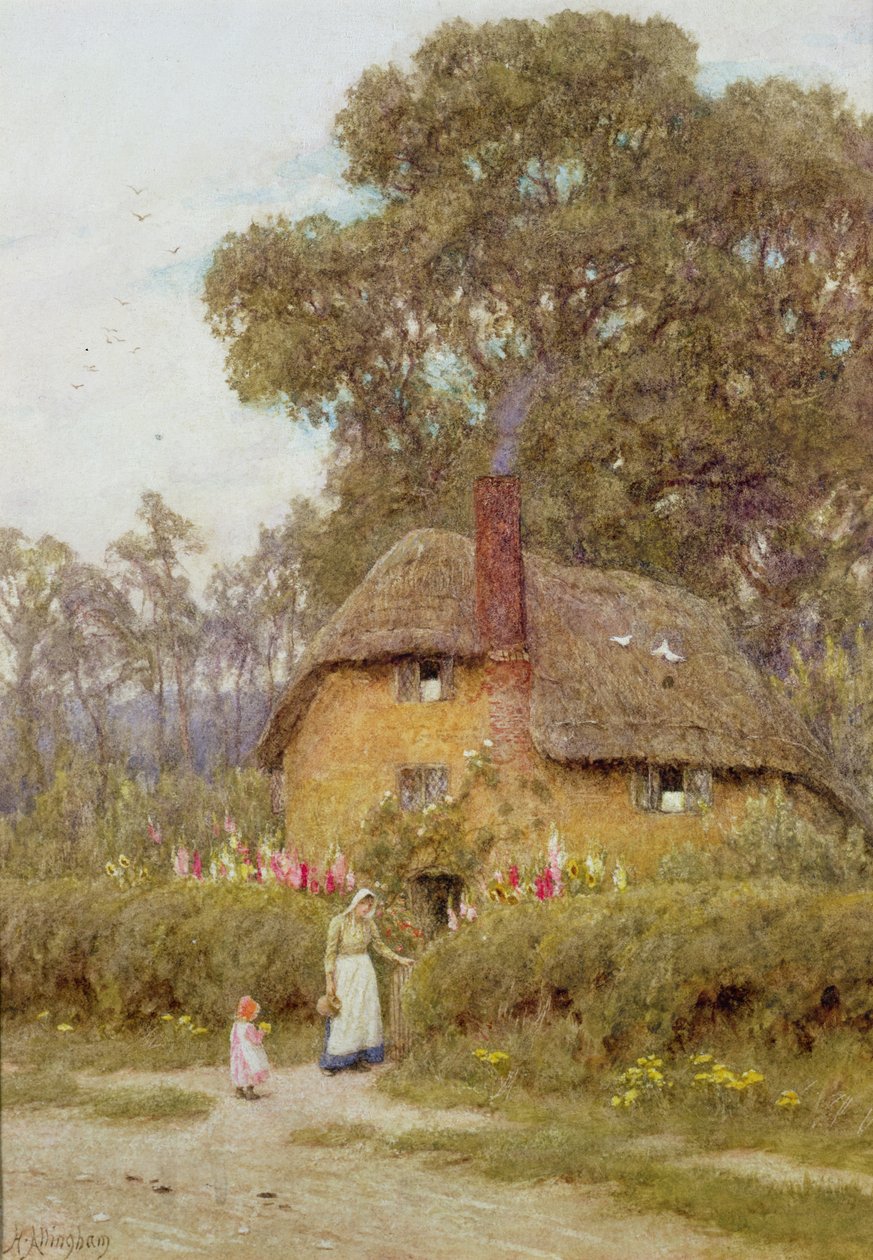 Wiltshire Bahçesi by Helen Allingham