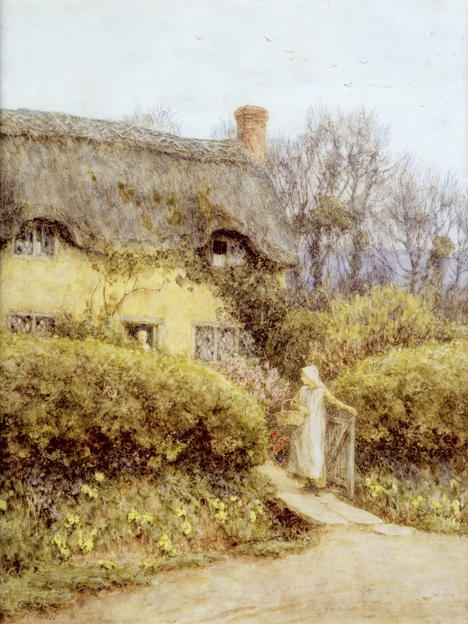Tatlı Su yakınında kır evi by Helen Allingham