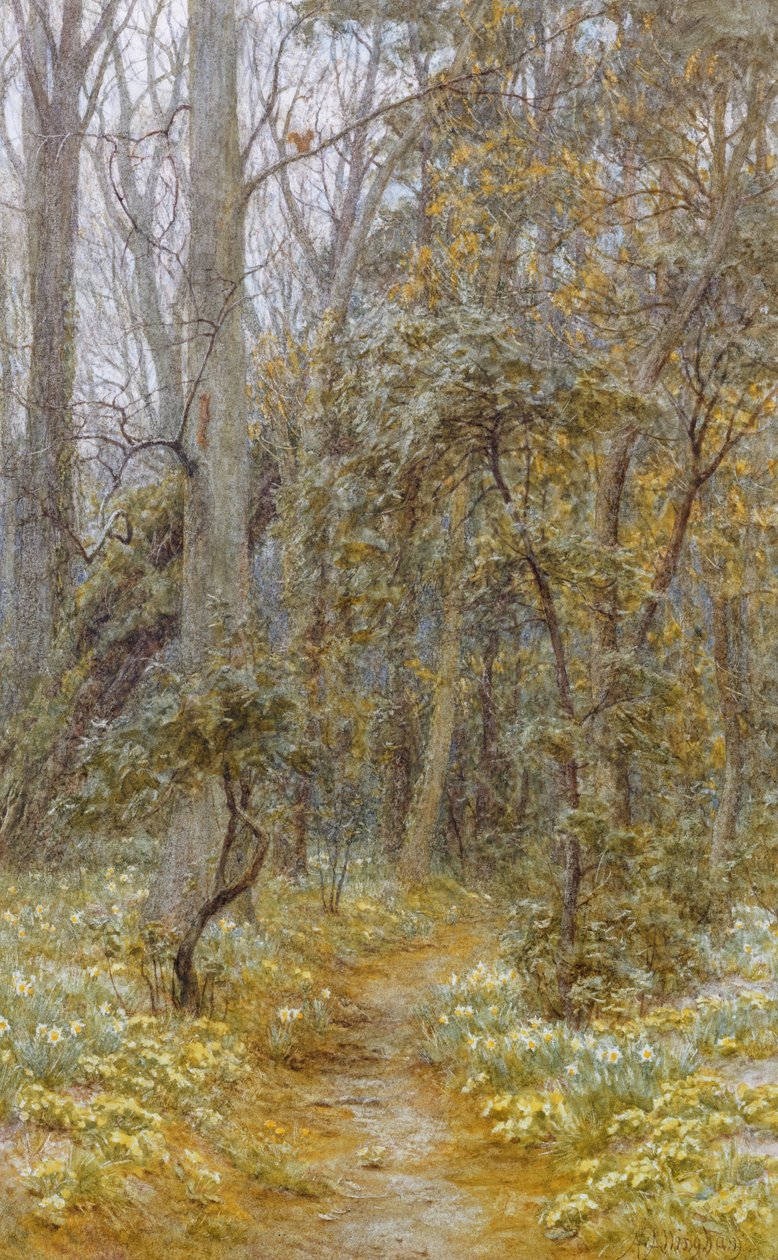 Bahçede by Helen Allingham