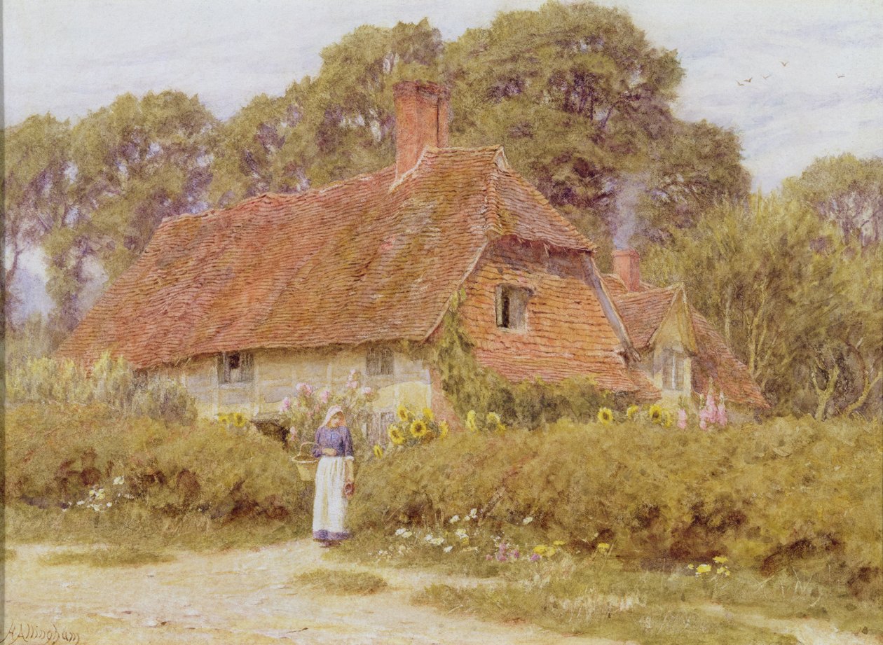 Ayçiçekleri by Helen Allingham