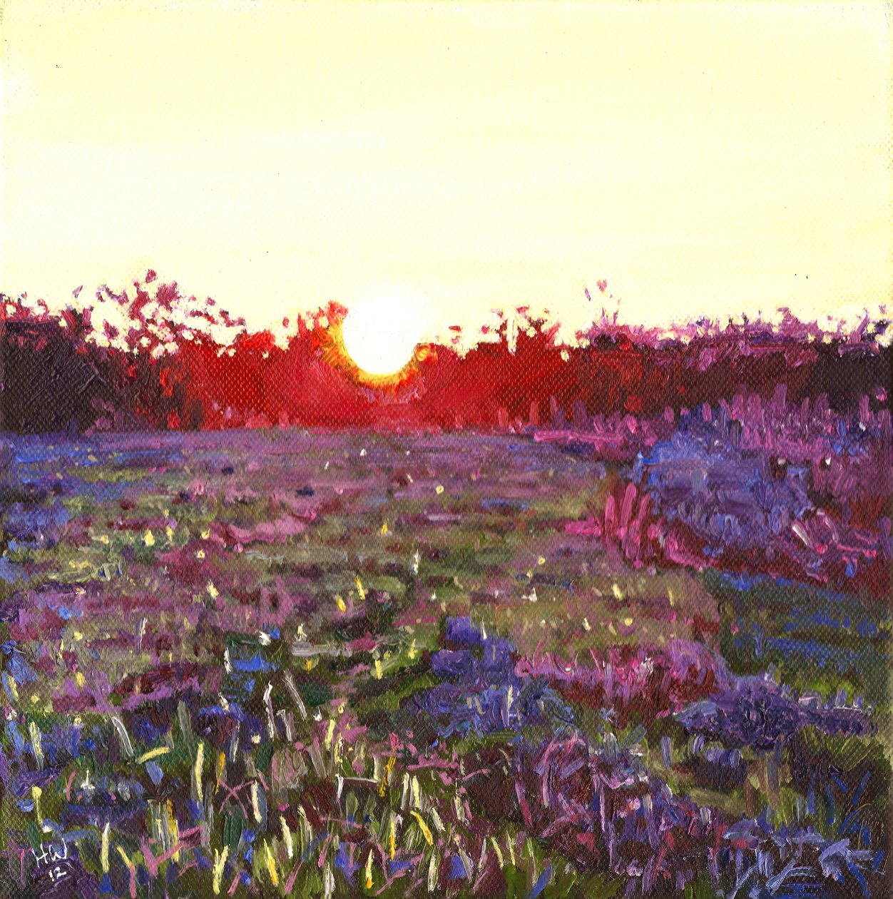 Farley gün batımı, 2012, by Helen White