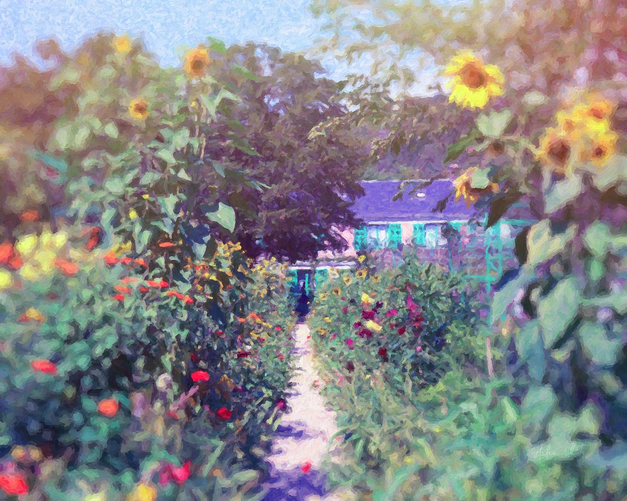 Giverny Çiçek Açıyor, 2018, by Helen White