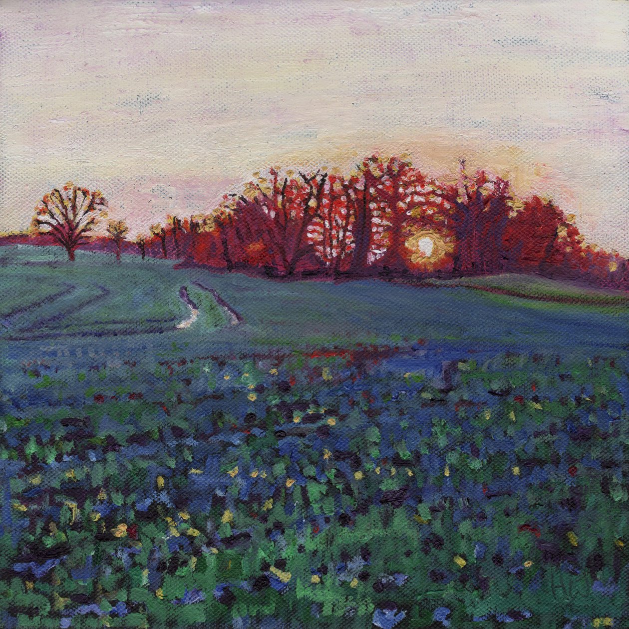 Güneş dünyayı selamlıyor, 2012, by Helen White