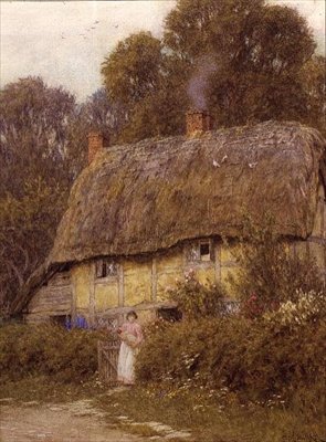 Berkshire Kır Evi by Helen Allingham