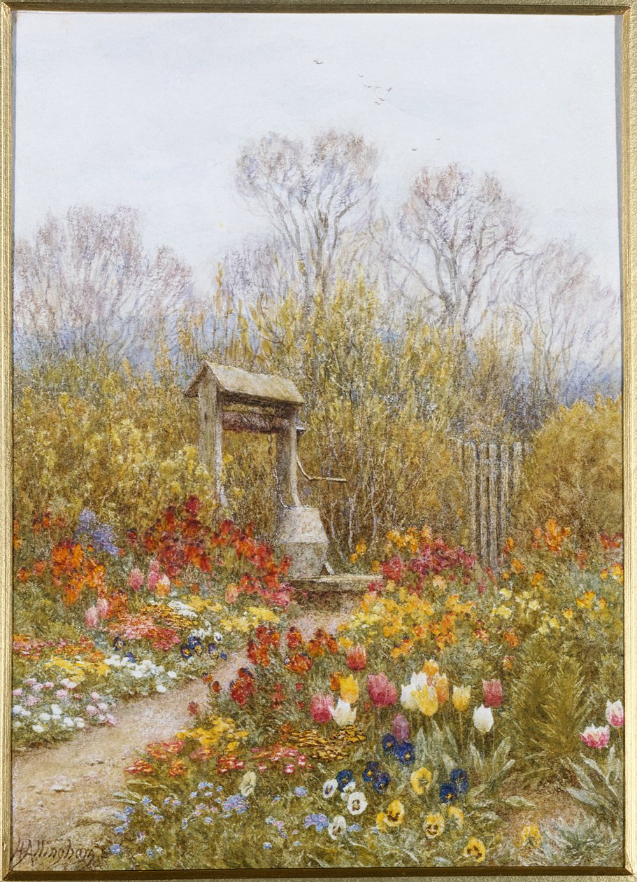 Eski Bir Kuyu, Brook, Surrey by Helen Allingham