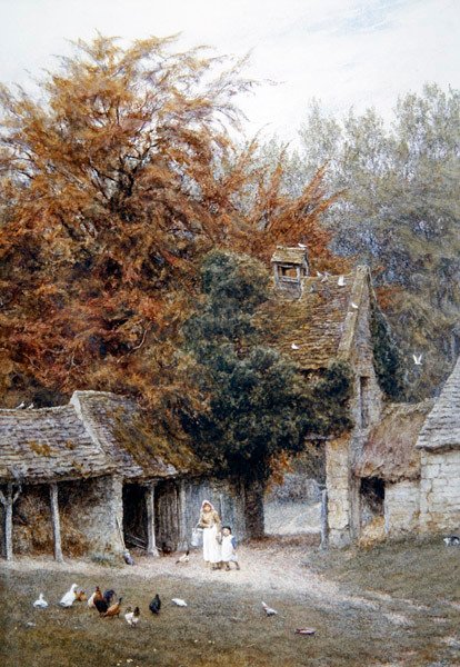 Cheltenham yakınlarındaki Lower Dowdeswell