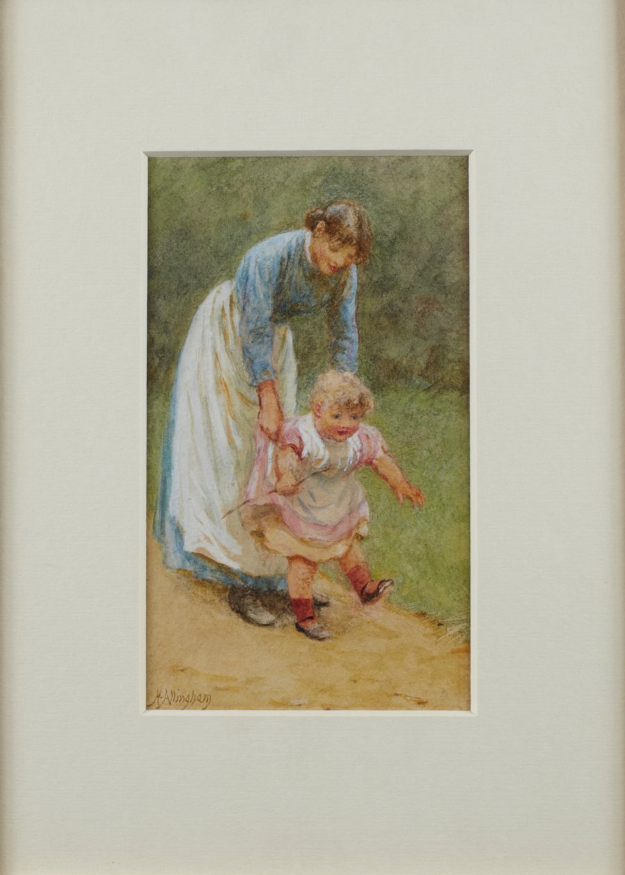 Henry ile Hemşire, 1884 by Helen Allingham