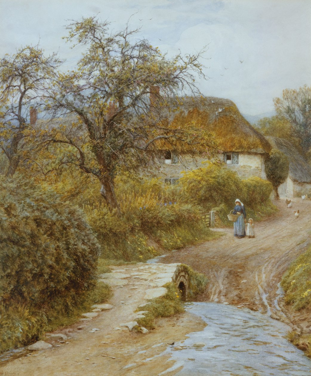 Tepe Çiftliği, Symondsbury, Dorset by Helen Allingham