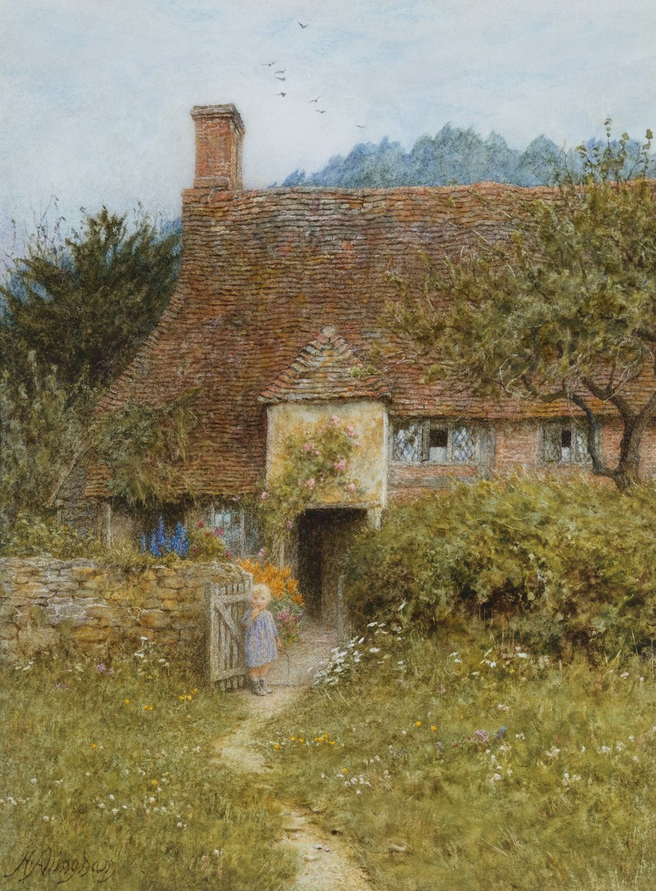 Eski Kulübe, Witley by Helen Allingham