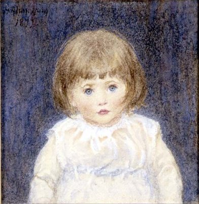 Bir Yaşında (suluboya) by Helen Allingham