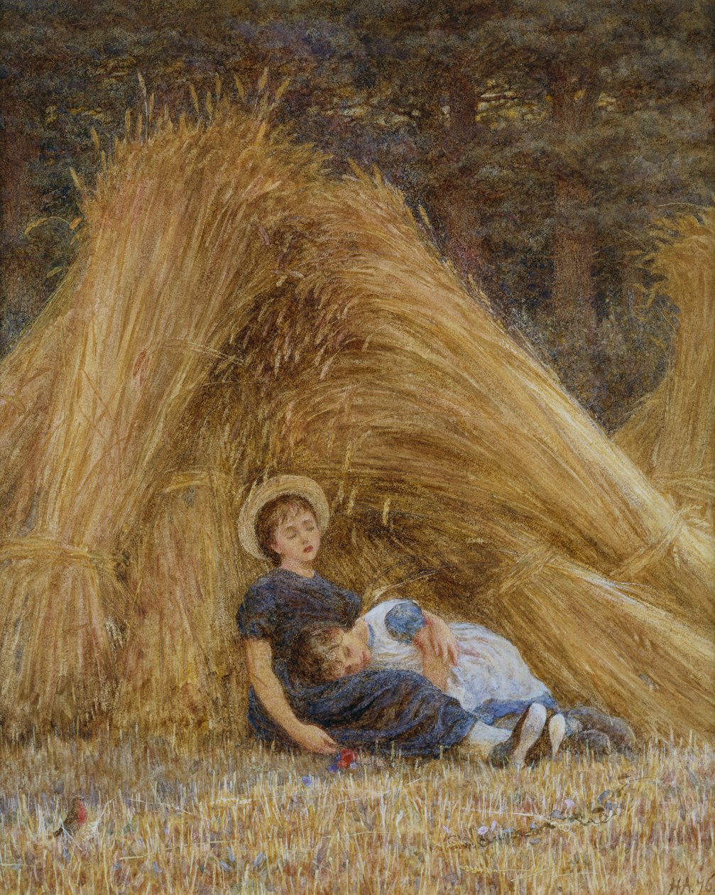 Geçmiş Çalışma (suluboya) by Helen Allingham