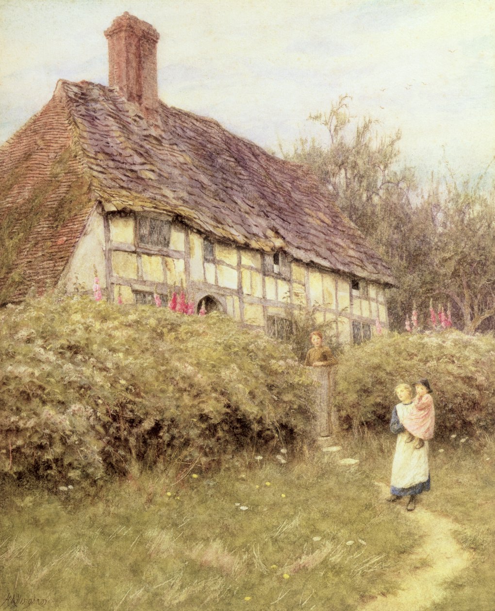 Rahip Evi, Batı Hoathly by Helen Allingham