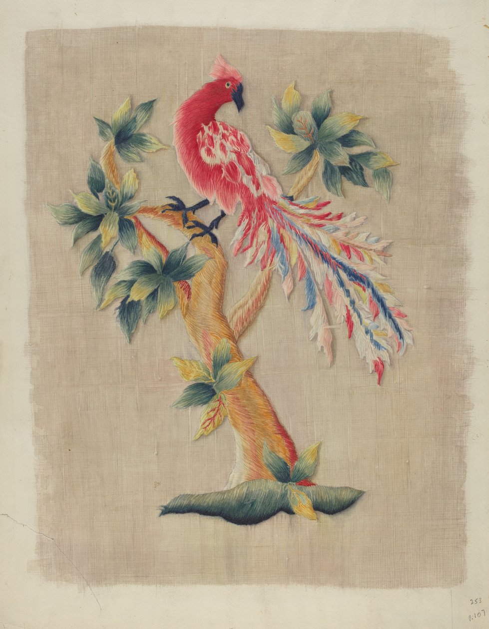 Yatak Perdesi Bölümü, c. 1937. by Helen E. Gilman