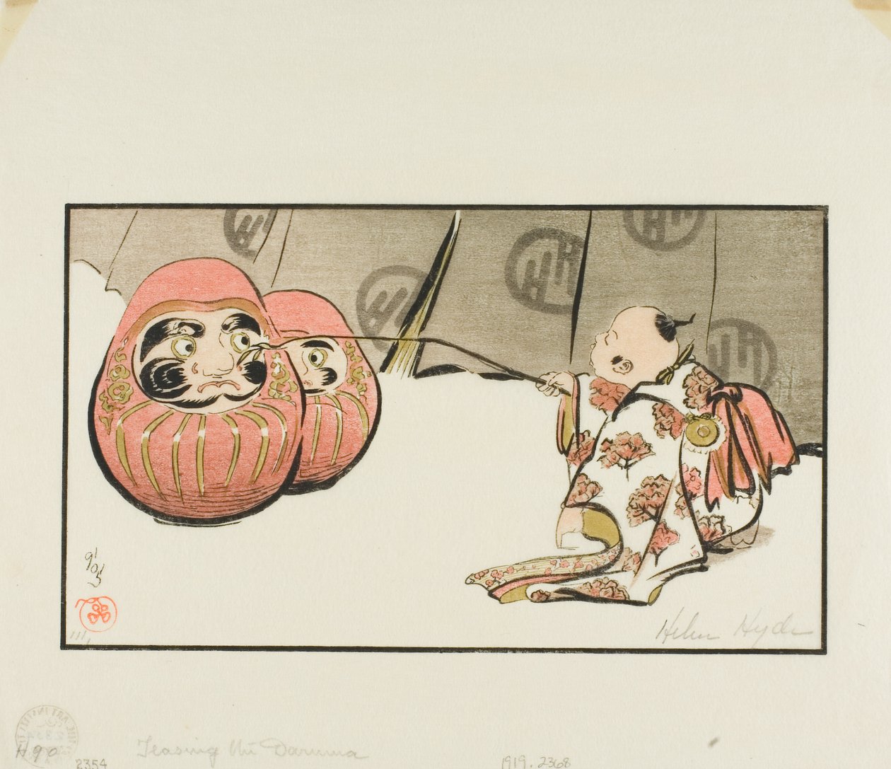 Daruma alay by Helen Hyde