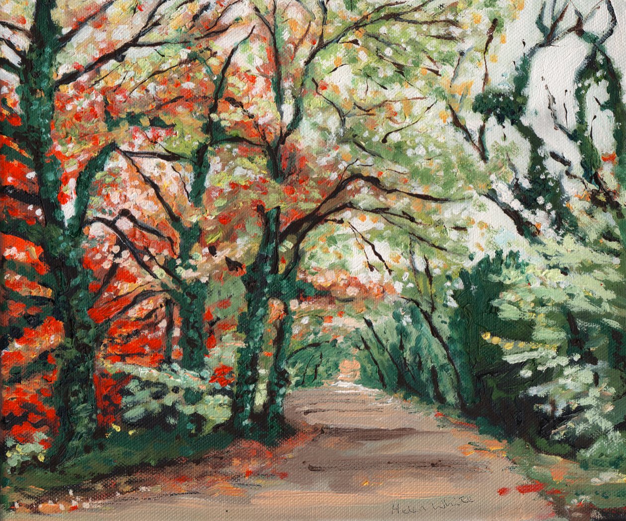 Sonbahar şeridi, 2008 by Helen White