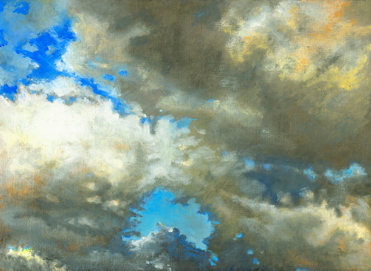Atılım, 2013 (kağıt üzerine yağlıboya) by Helen White