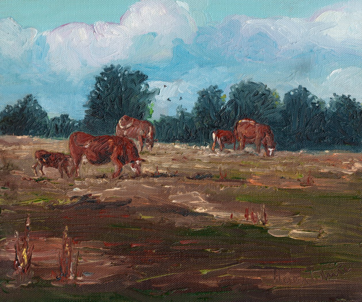 Otlayan İnekler, 2008 by Helen White