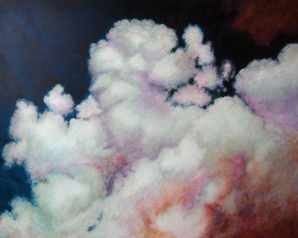 Cumulus, 2021 (gemide akrilik) by Helen White
