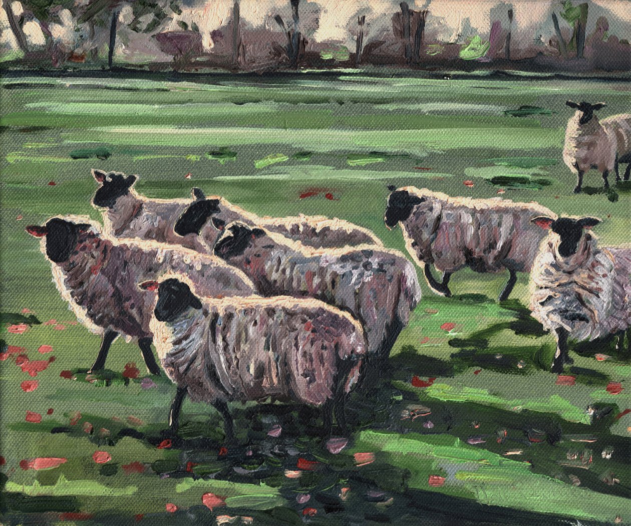 Meraklı sürü II, 2009, by Helen White