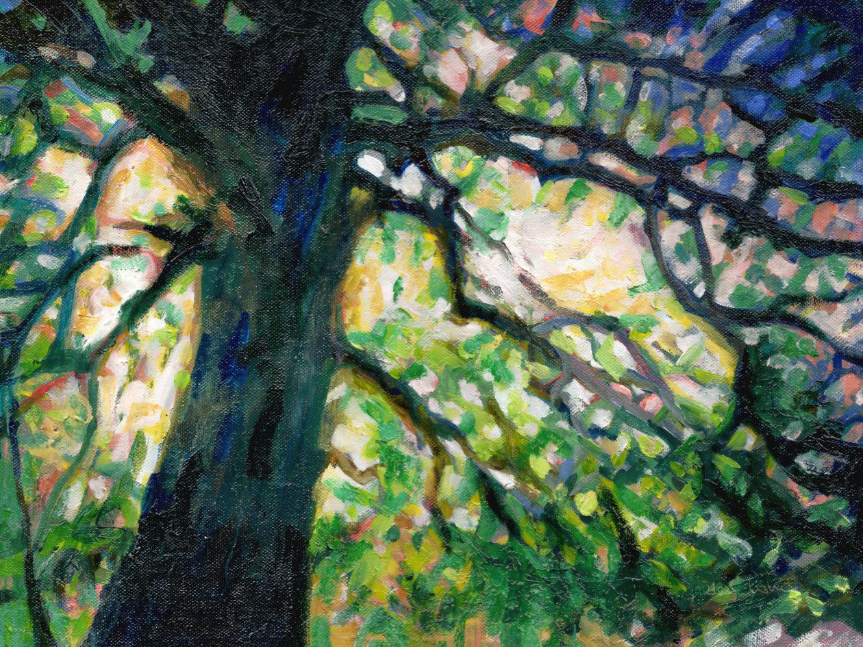 Silchester Meşesi, 2016, tuval üzerine yağlıboya by Helen White