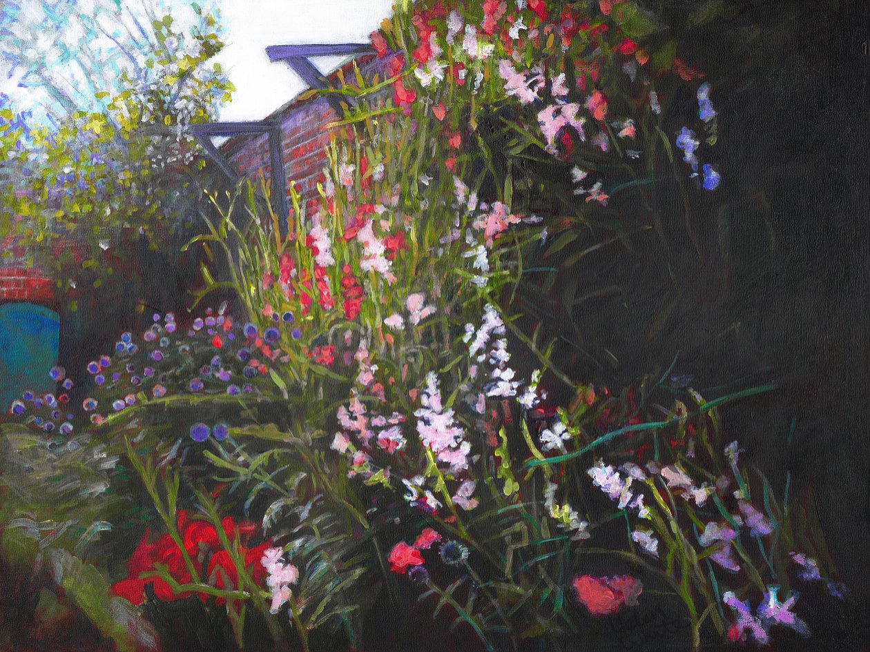 Walled Garden, 2020 (gemide akrilik) by Helen White