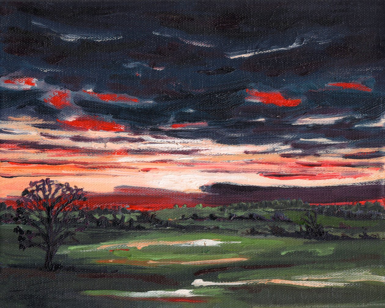 Kış Gün Batımı, 2008 by Helen White