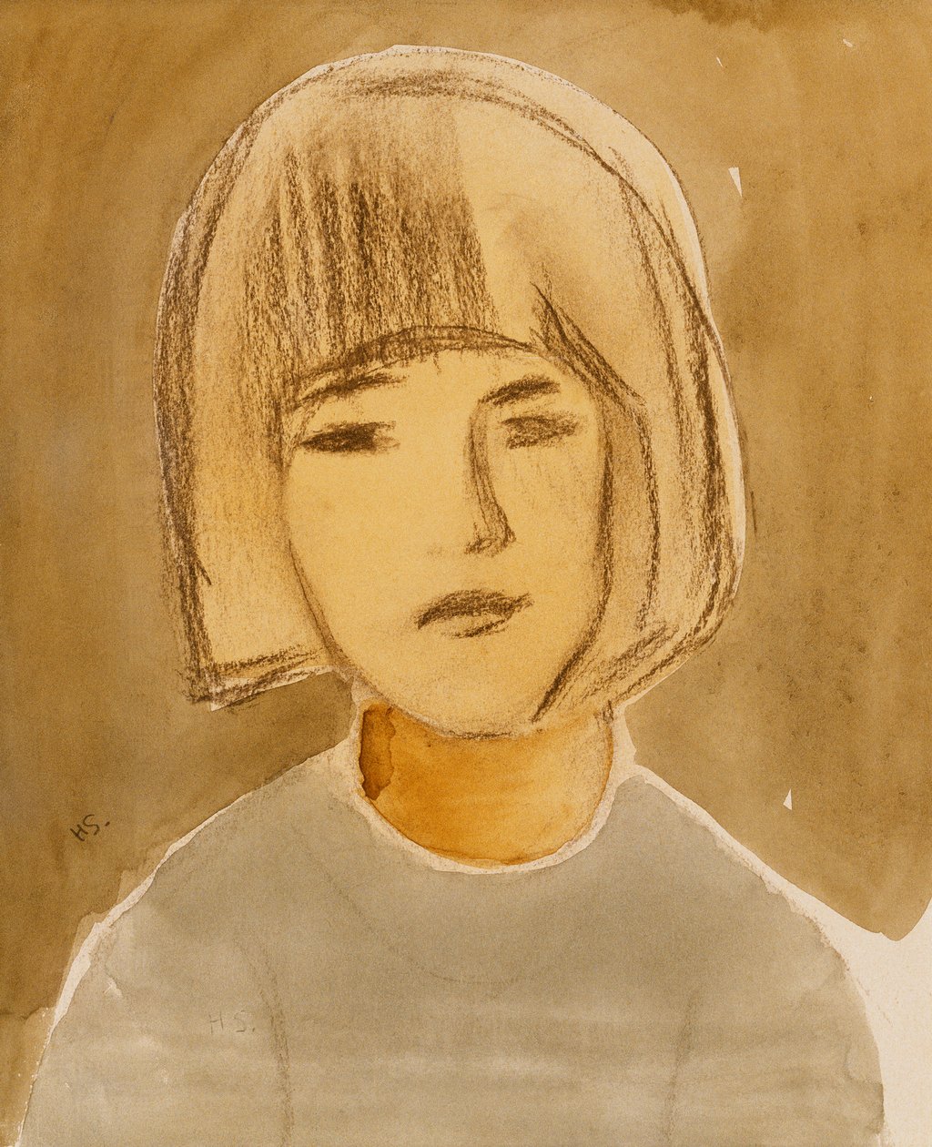 Bir Kızın Portresi by Helene Schjerfbeck