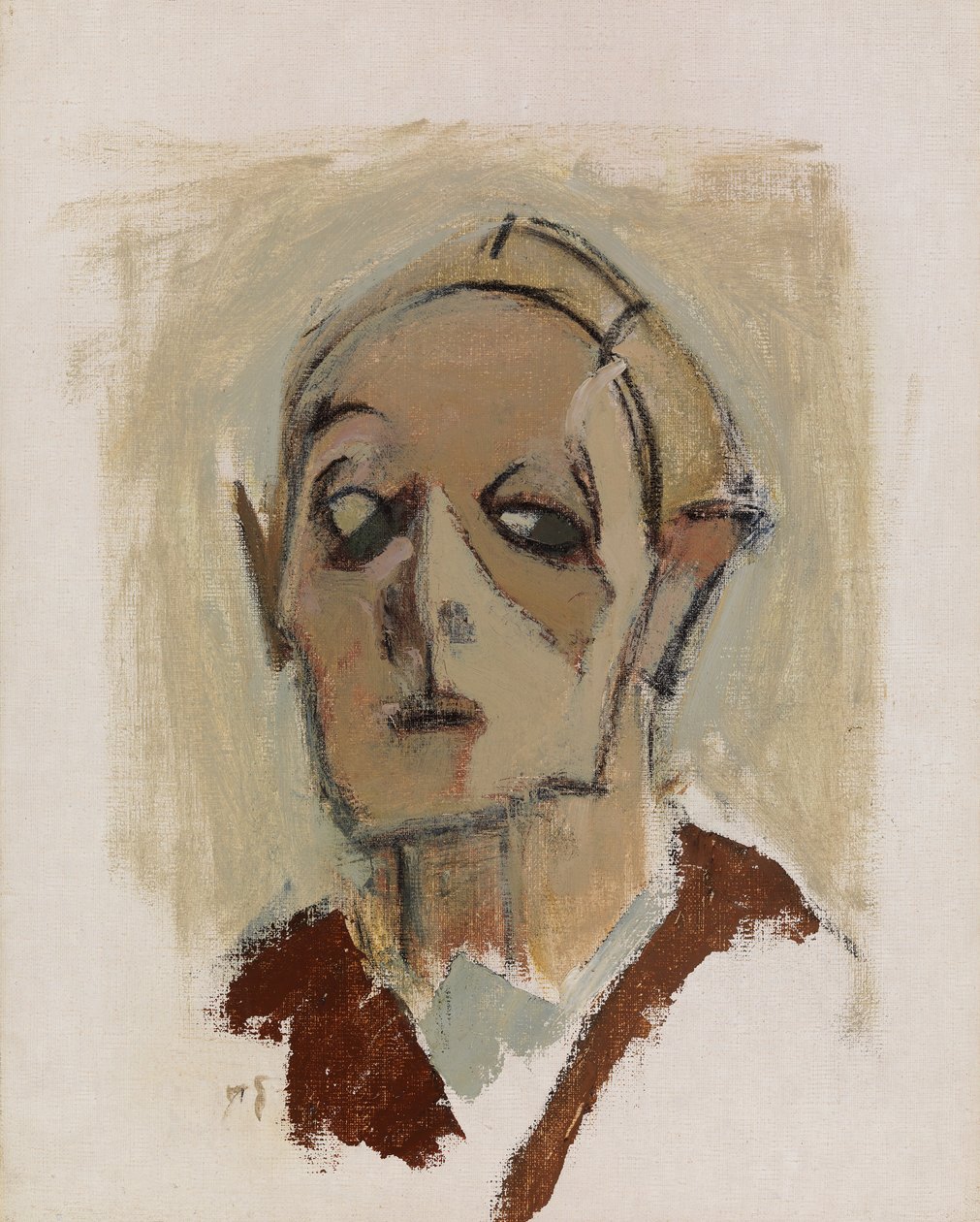 Otoportre, 1945. by Helene Schjerfbeck