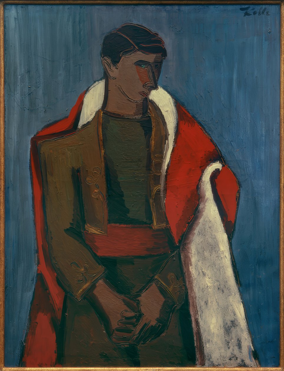 Kollarını kavuşturmuş duran Spahi by Helmut Kolle