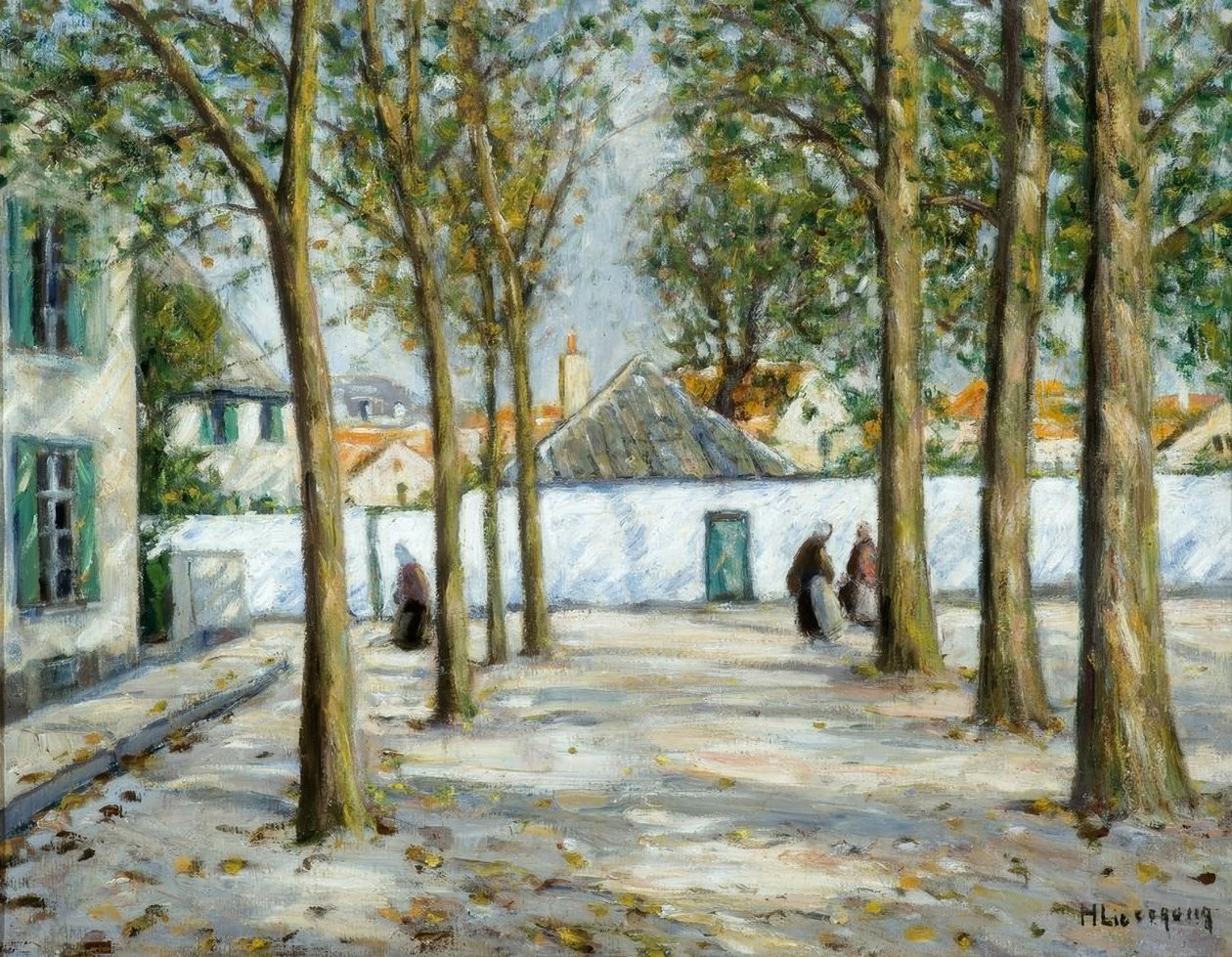 H.Liesegang, güneşli bir sonbahar günü by Helmuth Liesegang