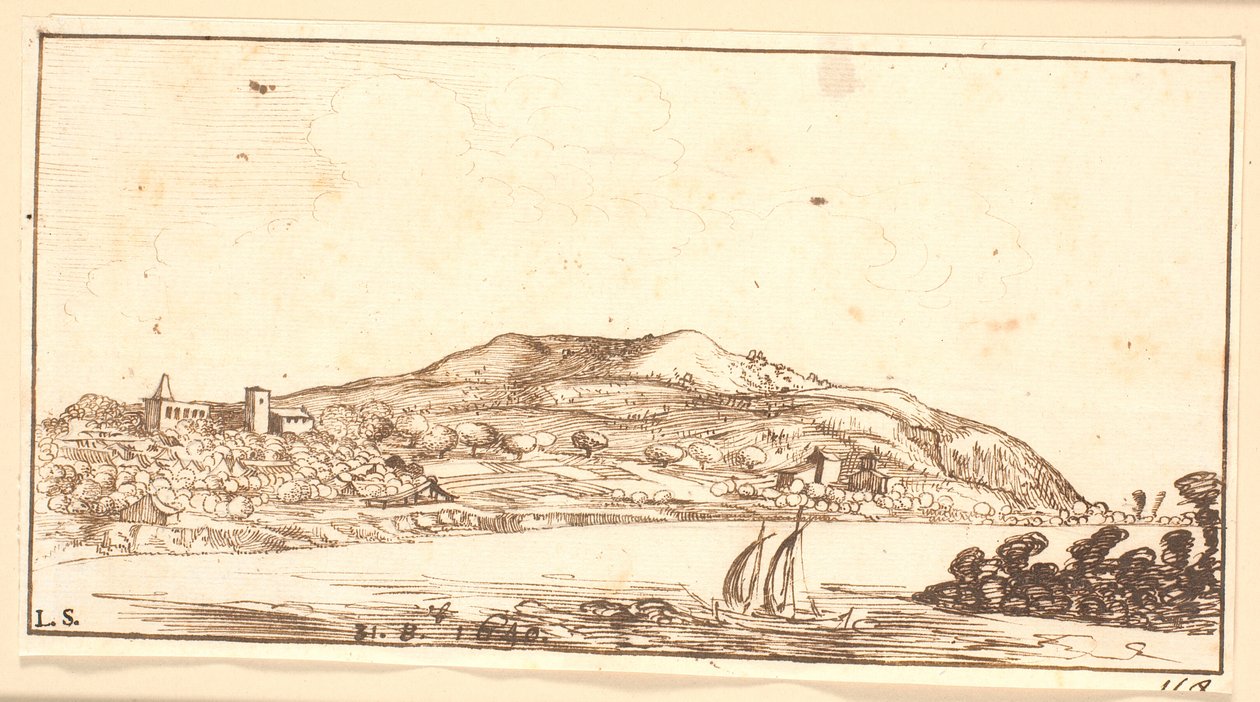 Bordeaux yakınlarındaki Garonne nehrinin kıyıları by Hem