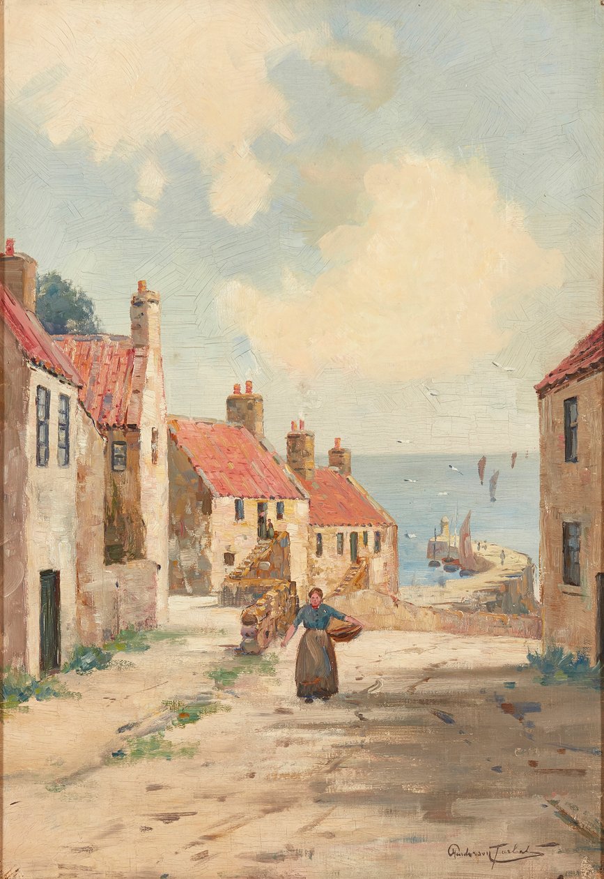 Limandan Eve Yürüyüş (gemide petrol) by Henderson Tarbet