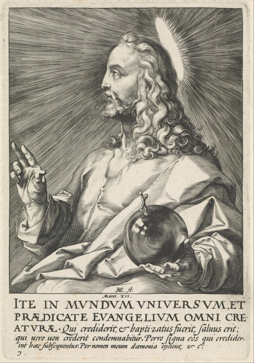 kurtarıcı Mundi by Hendrik Goltzius