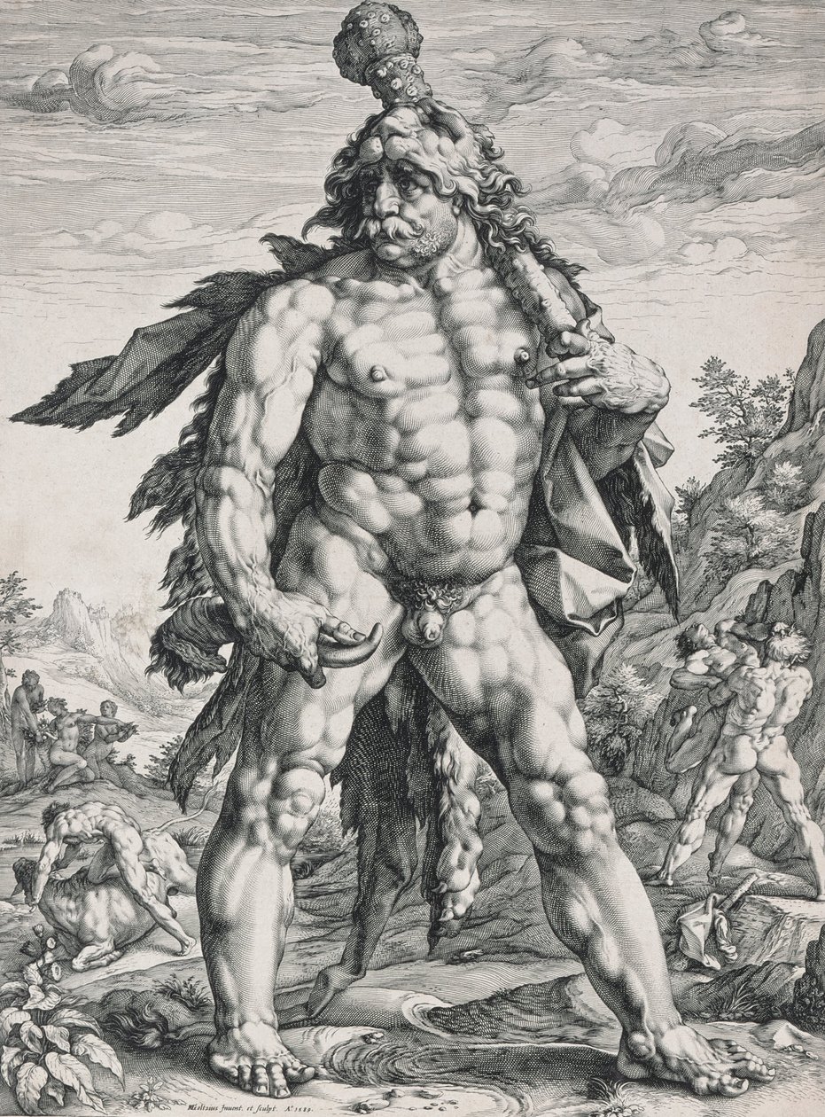 Büyük Herkül by Hendrik Goltzius