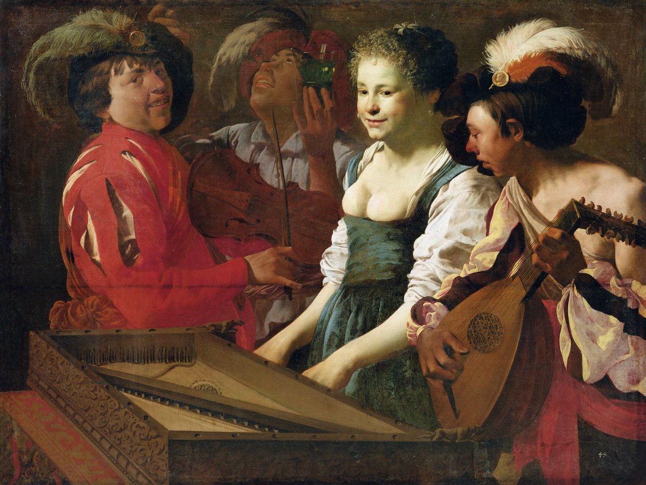Concert, 1626  by Hendrick ter Brugghen